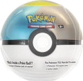 Pokemon TCG Moon Poke Ball Tin Trading Card Game Contains 3 Booster Packs plus 2 Sticker Sheets