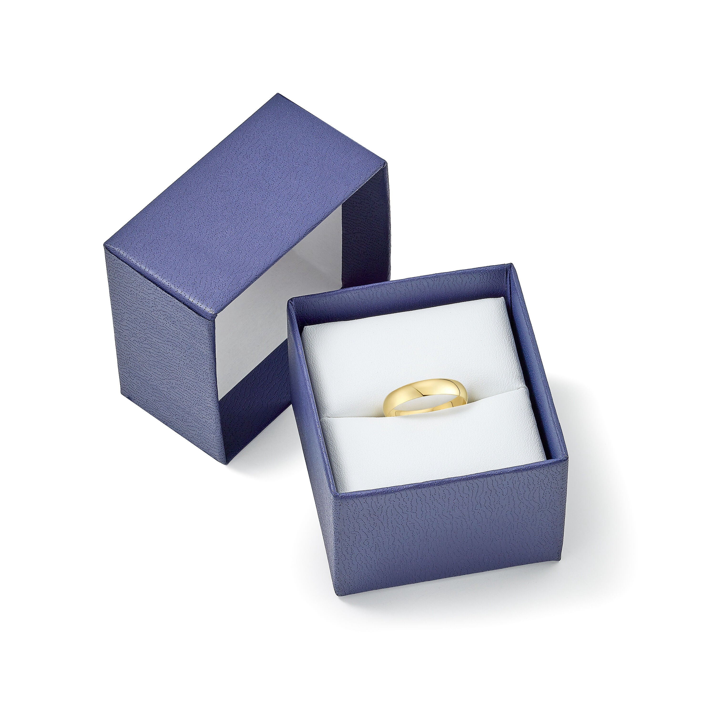 Traditional Plan Wedding Ring 10K Yellow Gold, 5 Mm