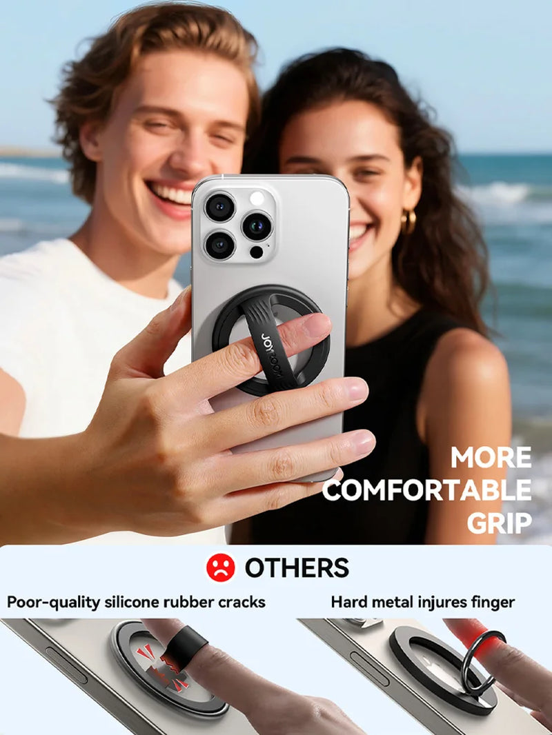 JOYROOM Magnetic Phone Grip Silicone Finger Loop Grip Stylish Twinkle Glitter Phone Grip for Iphone Sumsang Xiaomi LG ZS500