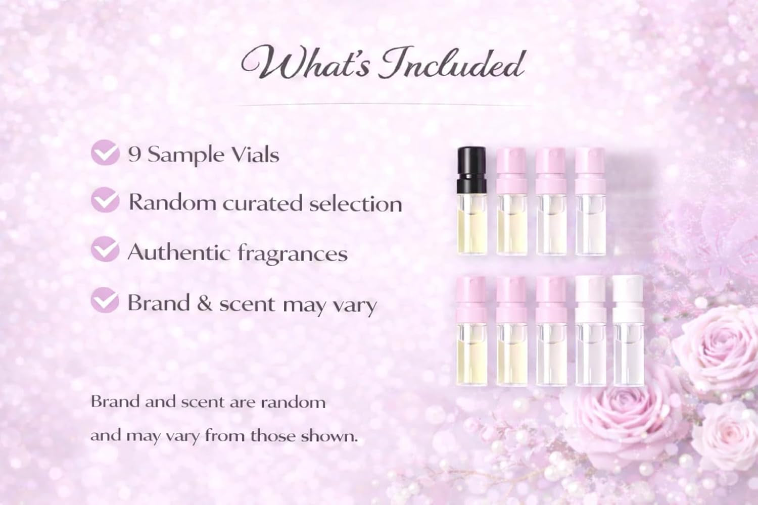 Perfume Gift Set for Women – 9 Designer Fragrance Samples, Mini Sampler Vials, Travel Size Fragrance Gift Kit