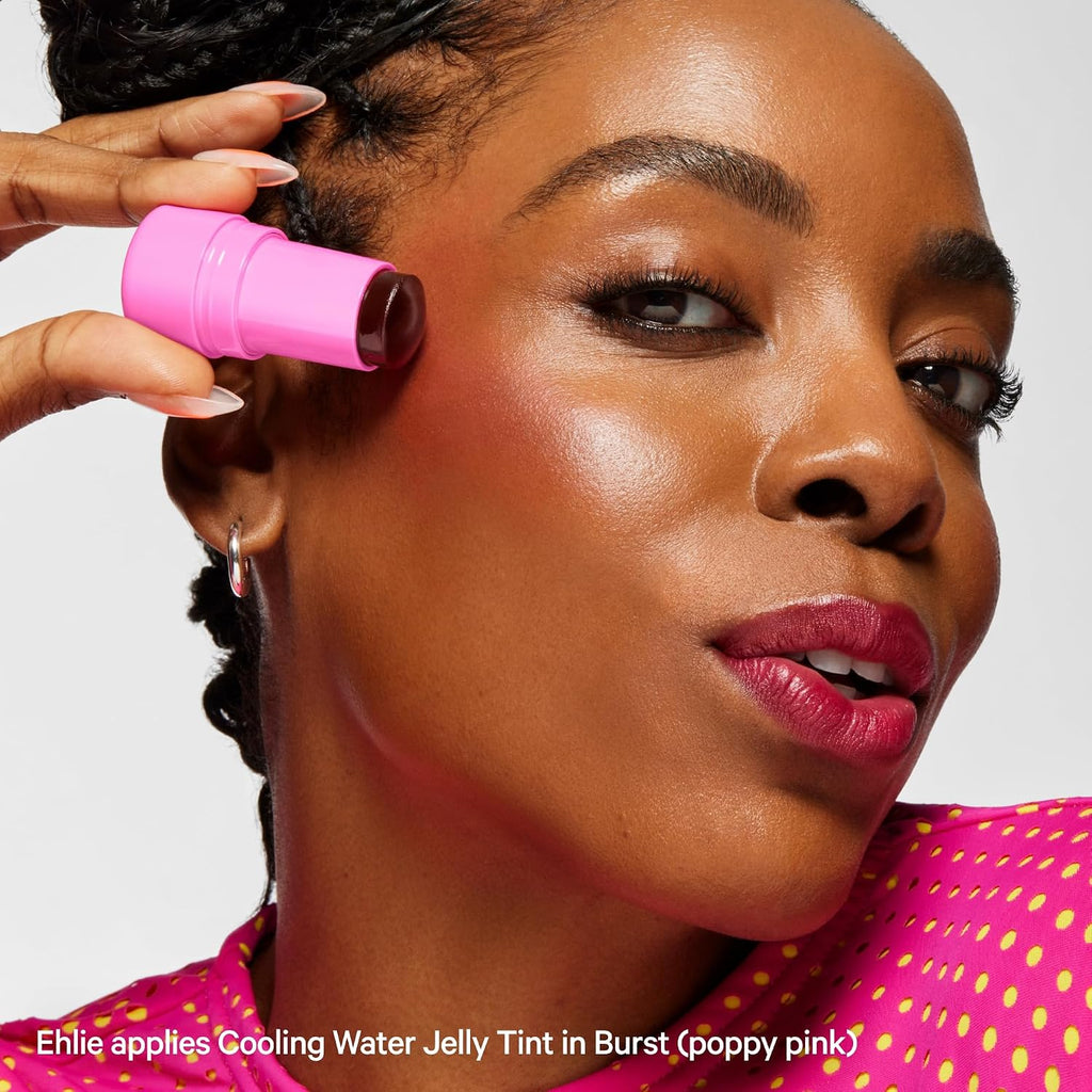 Milk Makeup Cooling Water Jelly Tint – Long-Lasting Sheer Lip + Cheek Stain with Firming Vegan Collagen + Hydrating Aloe – Transfer Proof, Buildable Lip Tint + Blush