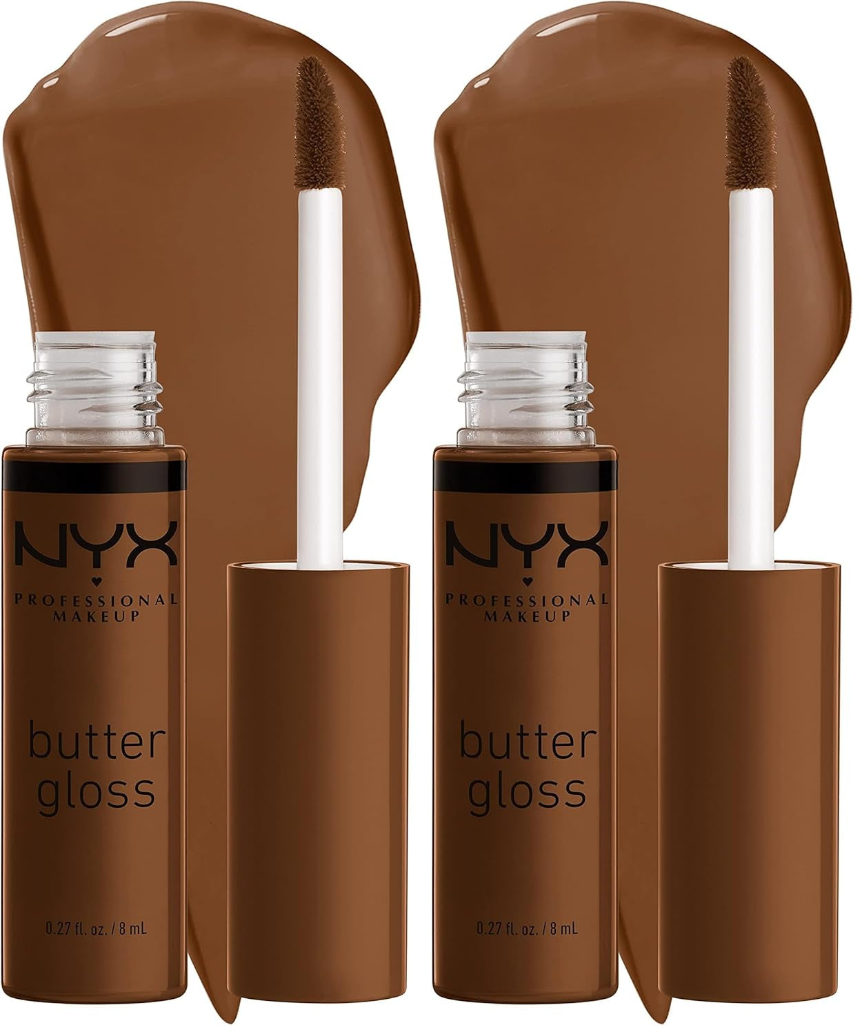 NYX PROFESSIONAL MAKEUP Butter Gloss, Non-Sticky Lip Gloss - Marshmallow (Muted Lilac)
