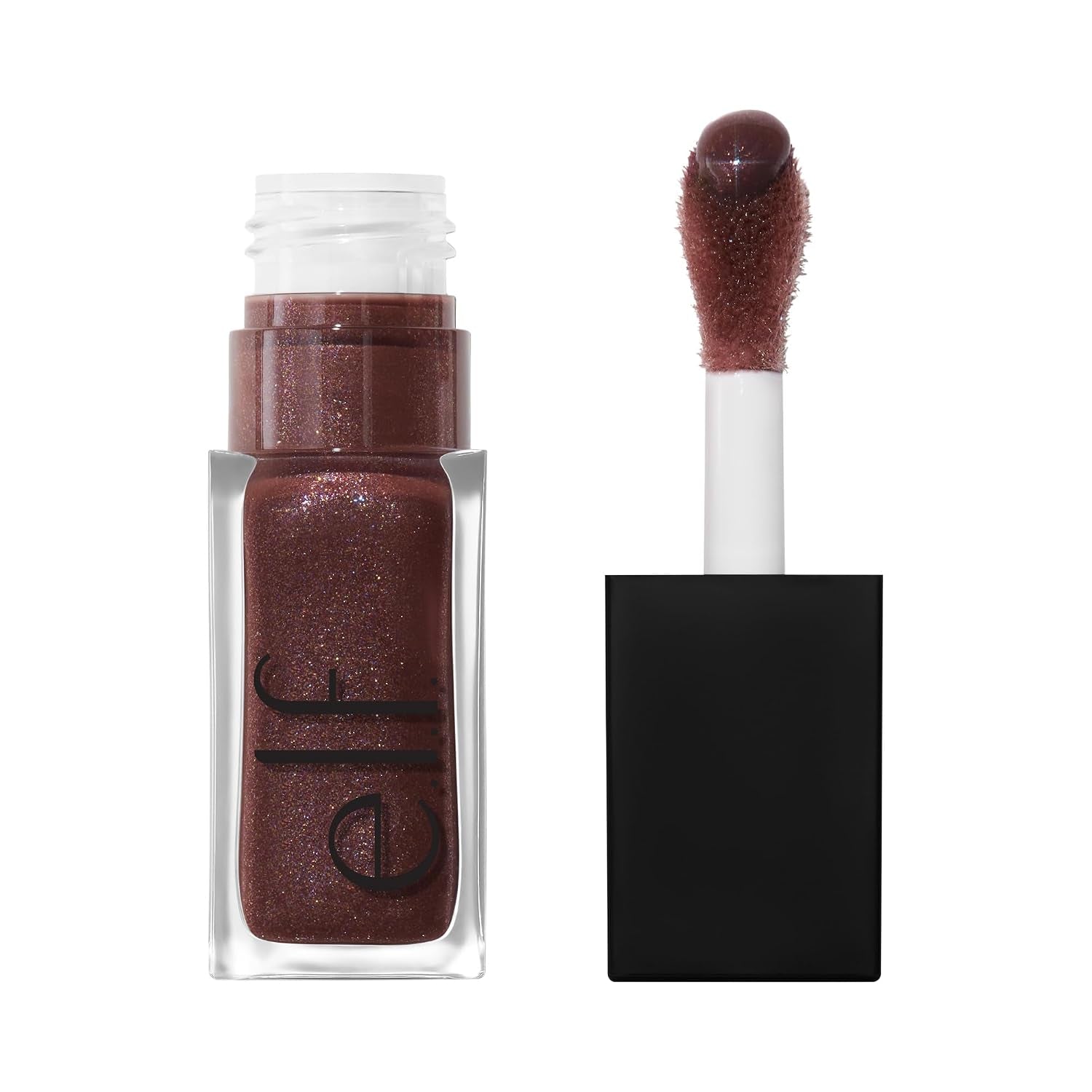 E.L.F. Glow Reviver Plumping Lip Oil, Tinted Lip Plumper for a High-Shine, Plump Finish, Infused with Jojoba Oil, Vegan & Cruelty-Free, Ultraviolet