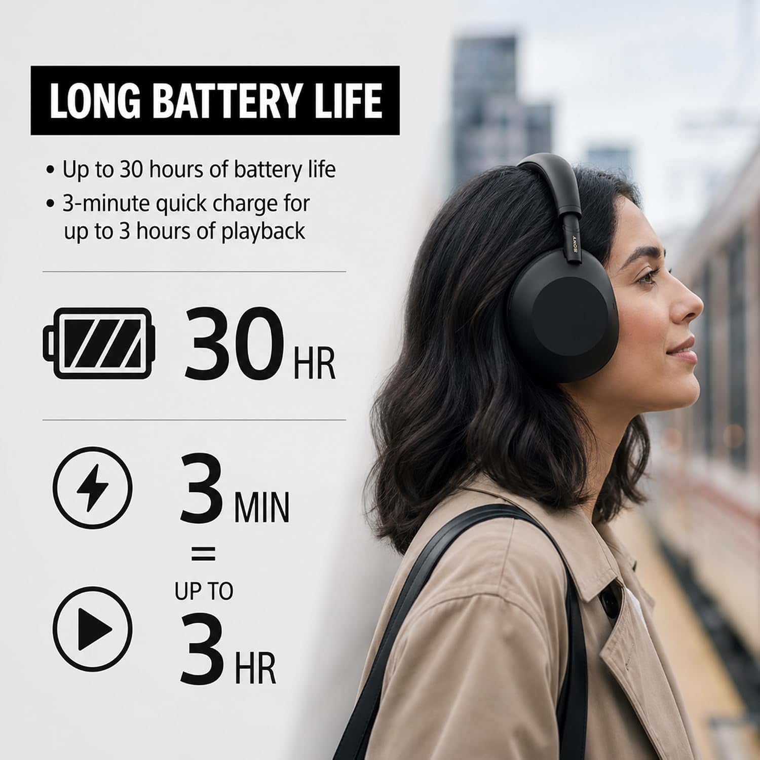 Sony WH-1000XM6 the Best Noise Canceling Wireless Headphones, HD NC Processor QN3, 12 Microphones, Adaptive NC Optimizer, Mastered by Engineers, Studio-Quality, 30-Hour Battery with Deco Guide Bundle