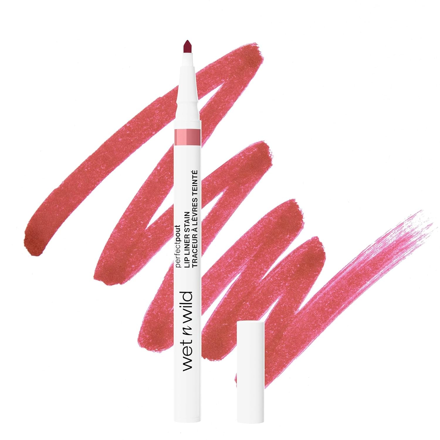 Wet N Wild Lip Liner Perfect Pout Matte Retractable Gel Lip Liner Pencil, Plum Together