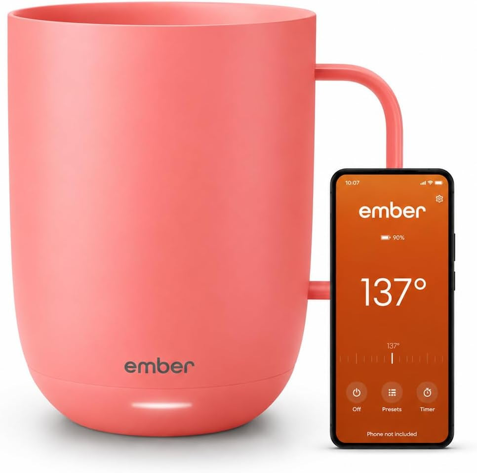 Ember Mug 2, 14 Oz, Temperature Control Smart Mug, Stainless Steel