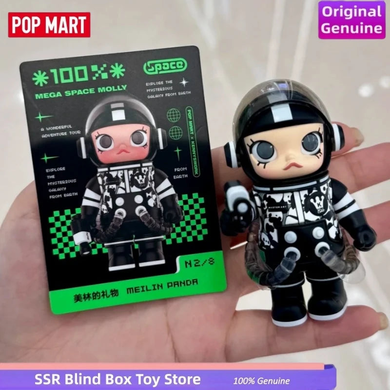 Genuine Mega Space Molly 100% V2 Series Blind Box Fashion Model Mystery Box Toy Collectible Desktop Decor Ornament Gift