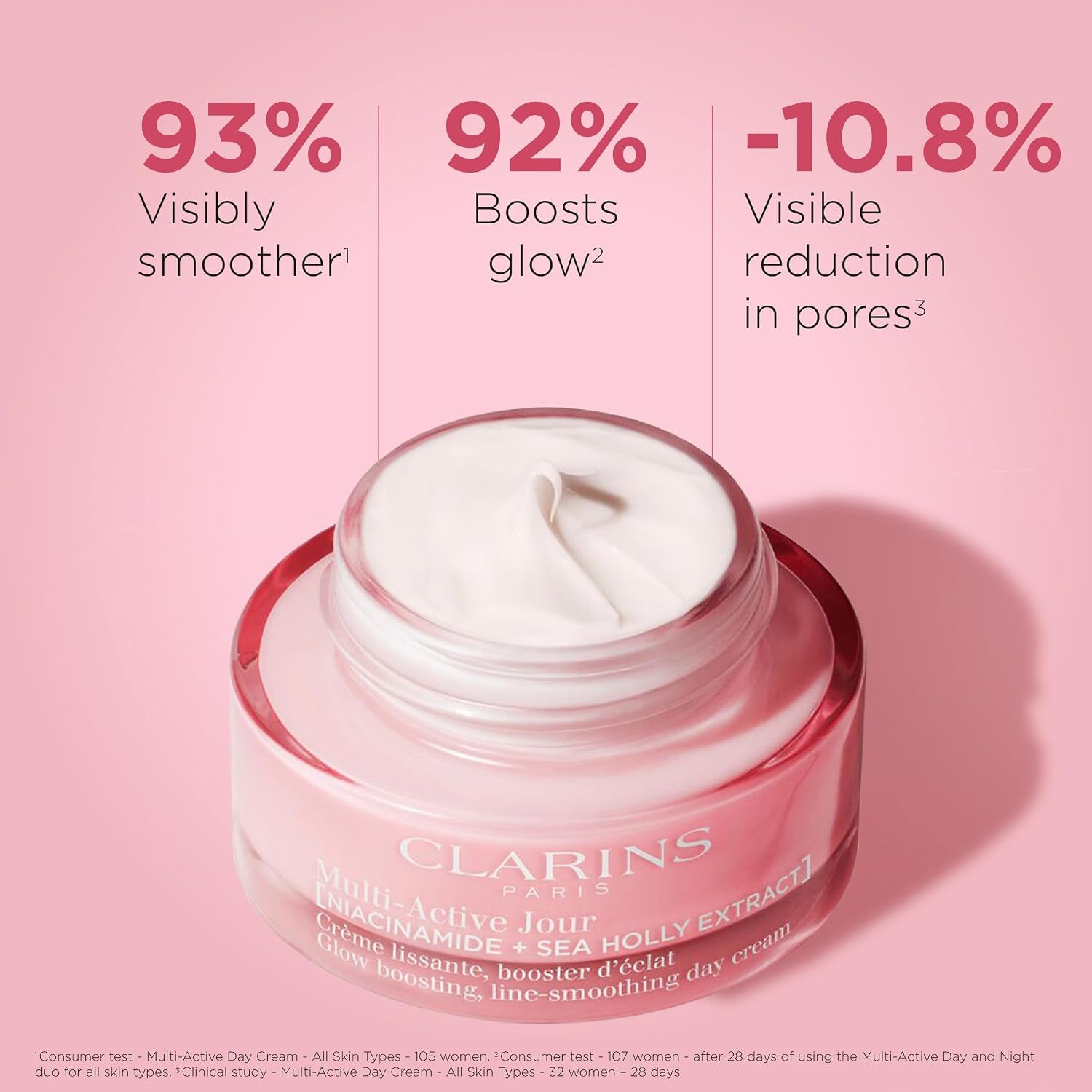 Clarins DOUBLE SERUM | anti Aging Face Serum | Visibly Firms, Smoothes, Boosts Radiance, and Refines Pores | 24H Hydration | All Skin Types