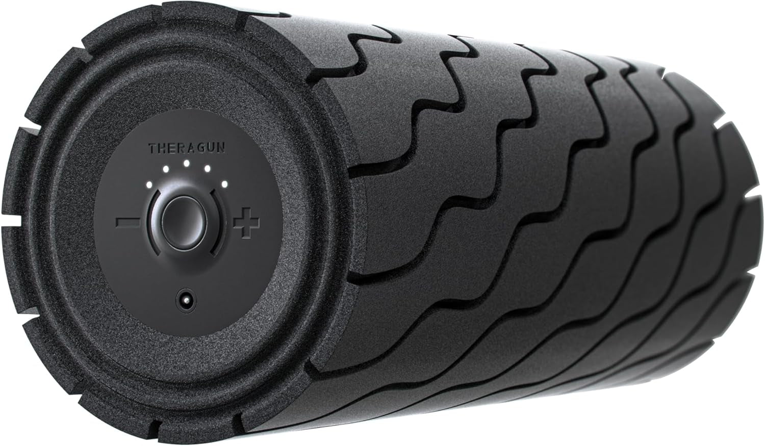 Theragun Therabody Waveduo - Ergonomically Contoured Foam Roller - Bluetooth Enabled Muscle Roller for Your Back, Neck & Spine with 5 Customizable Vibration Frequencies in Therabody App