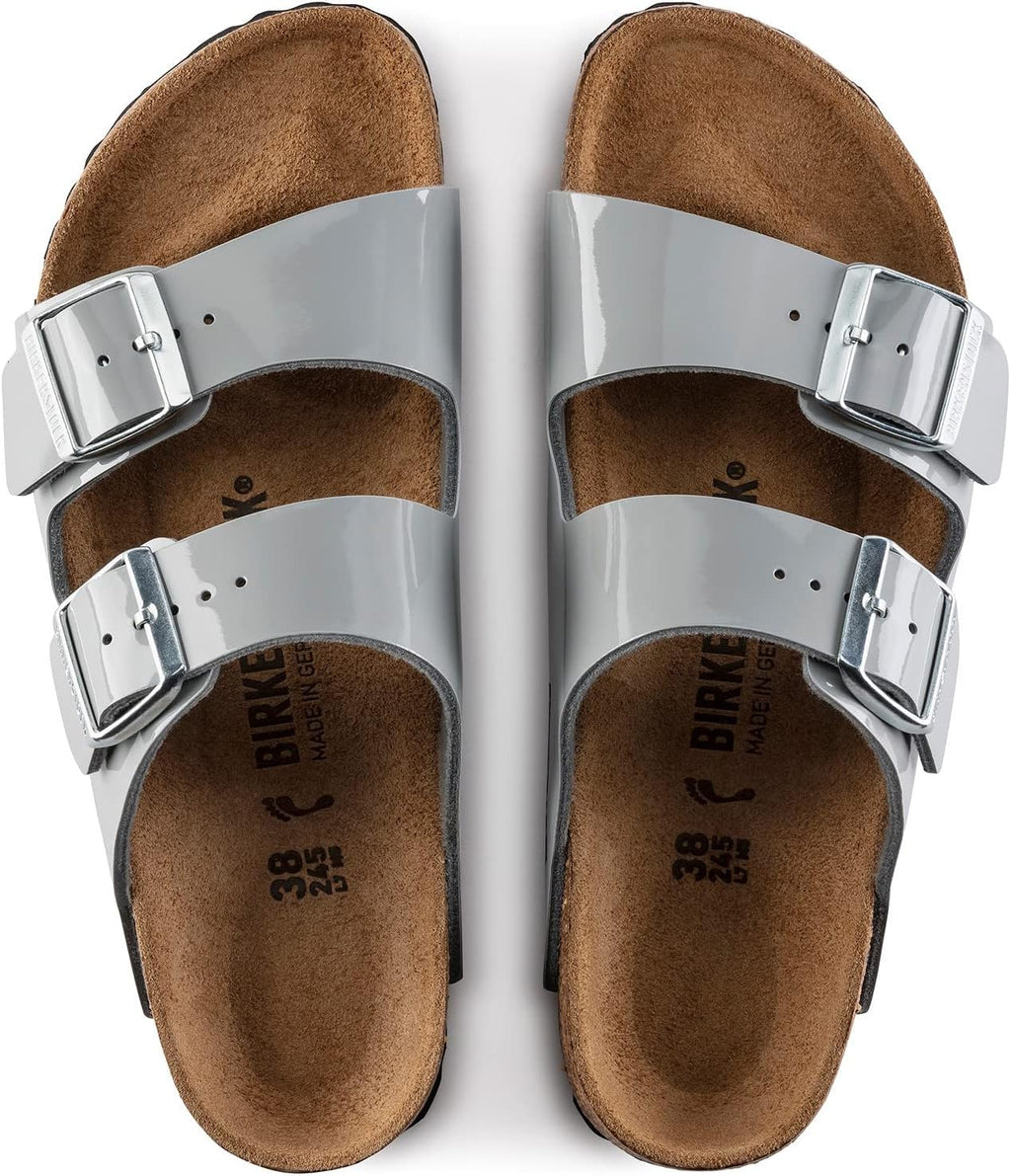 Birkenstock Arizona Sandals Alloy PT Birko-Flor N 38 N EU 7-7.5 Narrow Women5-5.5 Narrow Men