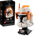 LEGO Star Wars Clone Commander Cody Helmet 75350 Collectible Building Set - Featuring Authentic Details, Office Decor Display Model for Adults, the Clone Wars Collection Memorabilia and Gift Idea