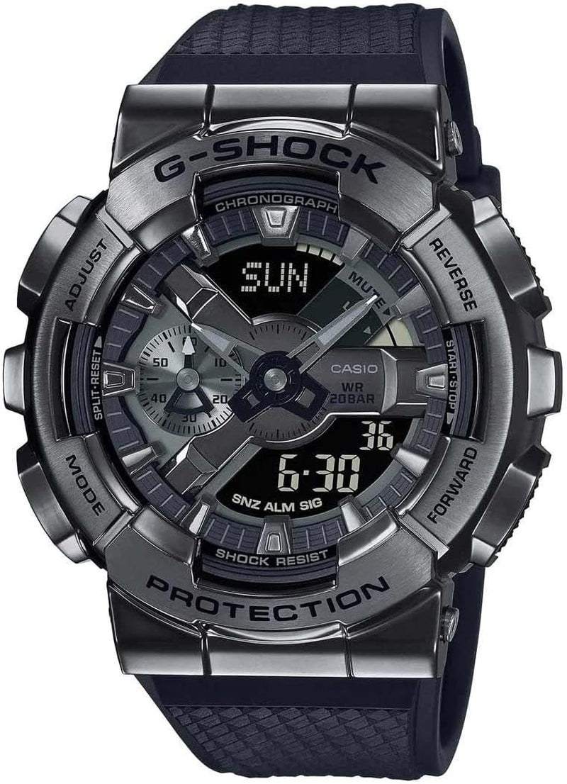 Men'S Casio G-Shock Analog-Digital Watch - GM110-1A with Black Resin Band