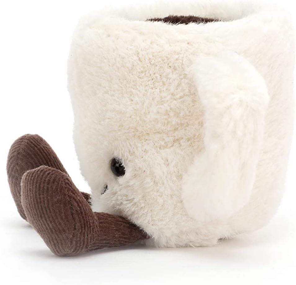 Jellycat Amuseables Espresso Cup Coffee Stuffed Toy, 4 Inches - Drink Plush - Fun Gift Idea