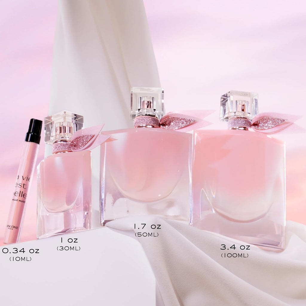 Lancôme La Vie Est Belle La Vie Vanille Nude Eau De Parfum - Long Lasting Fragrance with Notes of Solar Jasmine, Glazed Bourbon Vanilla, White Musk - Floral & Sweet Women'S Perfume