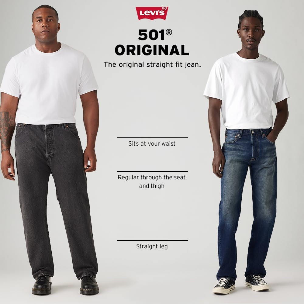 Levi'S Men'S 501 Original Fit Jeans (Also Available in Big & Tall)