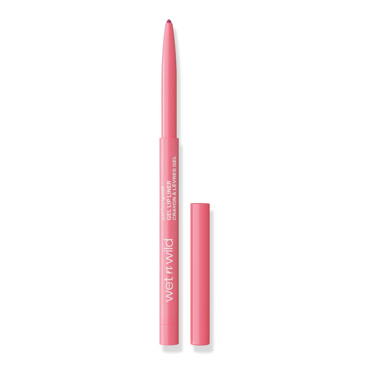 Wet N Wild Lip Liner Perfect Pout Matte Retractable Gel Lip Liner Pencil, Plum Together