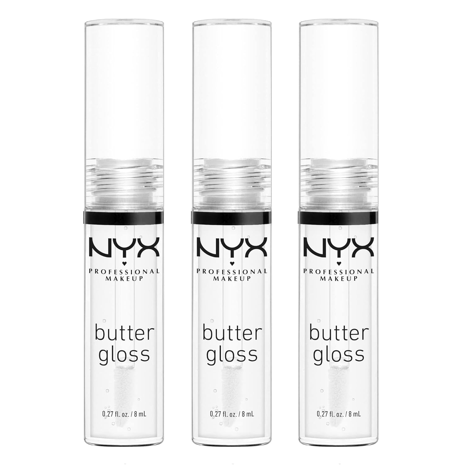 NYX PROFESSIONAL MAKEUP Butter Gloss, Non-Sticky Lip Gloss - Marshmallow (Muted Lilac)