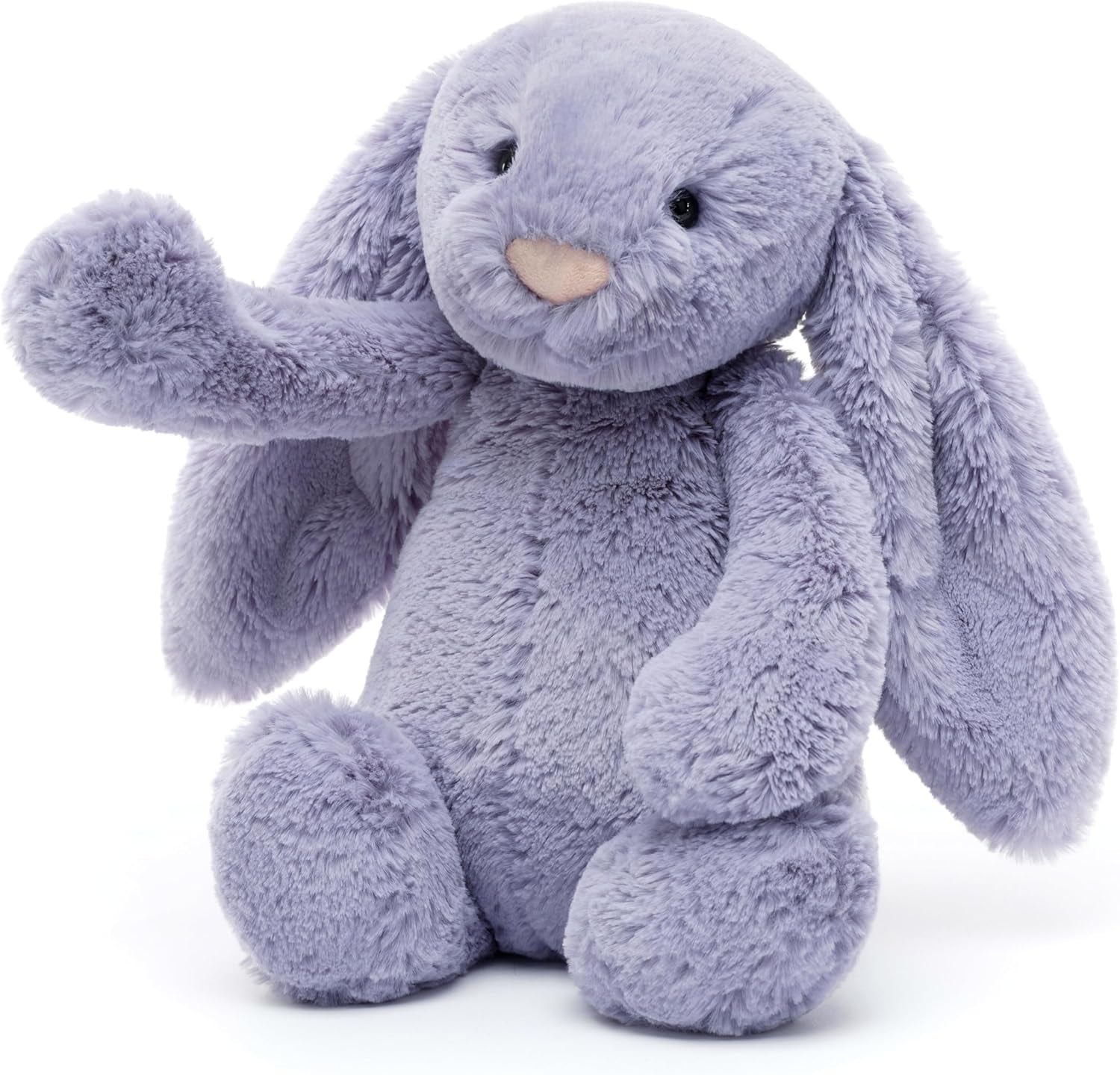 Jellycat Bashful Viola Bunny Stuffed Animal Plush Toy, Medium, Purple