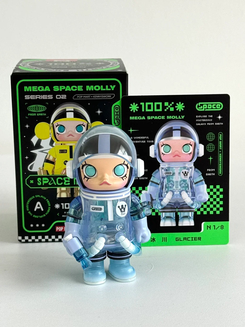 Genuine Mega Space Molly 100% V2 Series Blind Box Fashion Model Mystery Box Toy Collectible Desktop Decor Ornament Gift