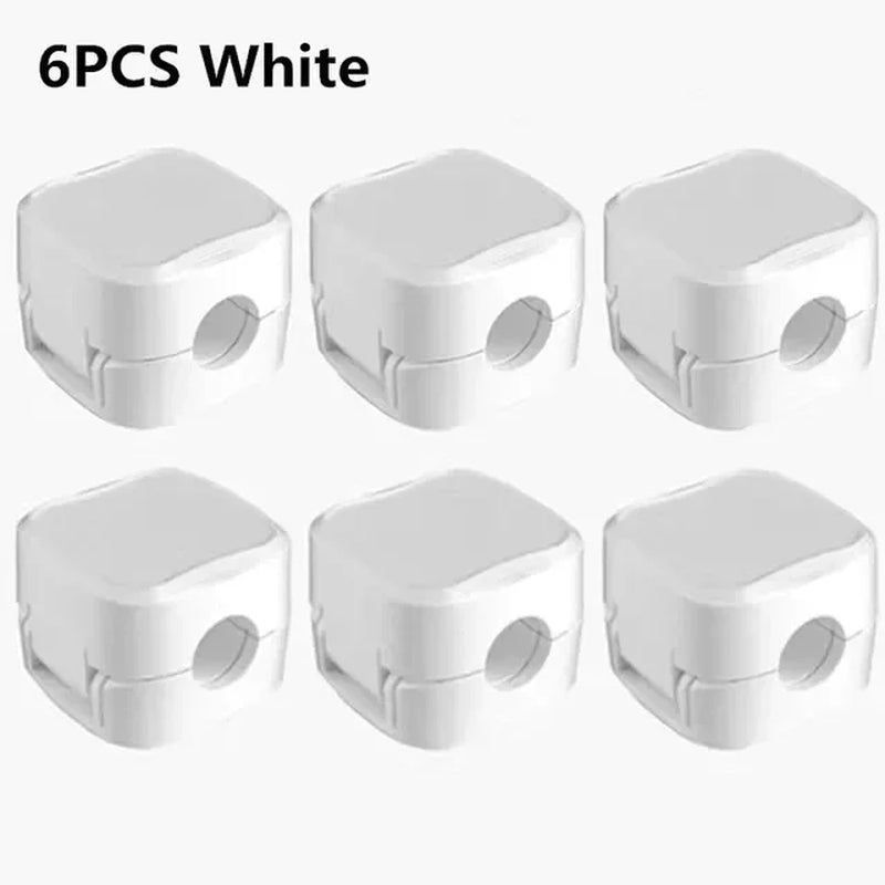 Magnetic Phone Cable Clips Cable Smooth Adjustable Cord Holder under Desk Management Wire Keeper Cable Organizer Clips Holder