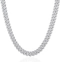 Mens Cuban Link Chain Iced Out Cuban Necklace 18K Gold & Silver Plated Chain for Men Women 14Mm Hip Hop Jewelry