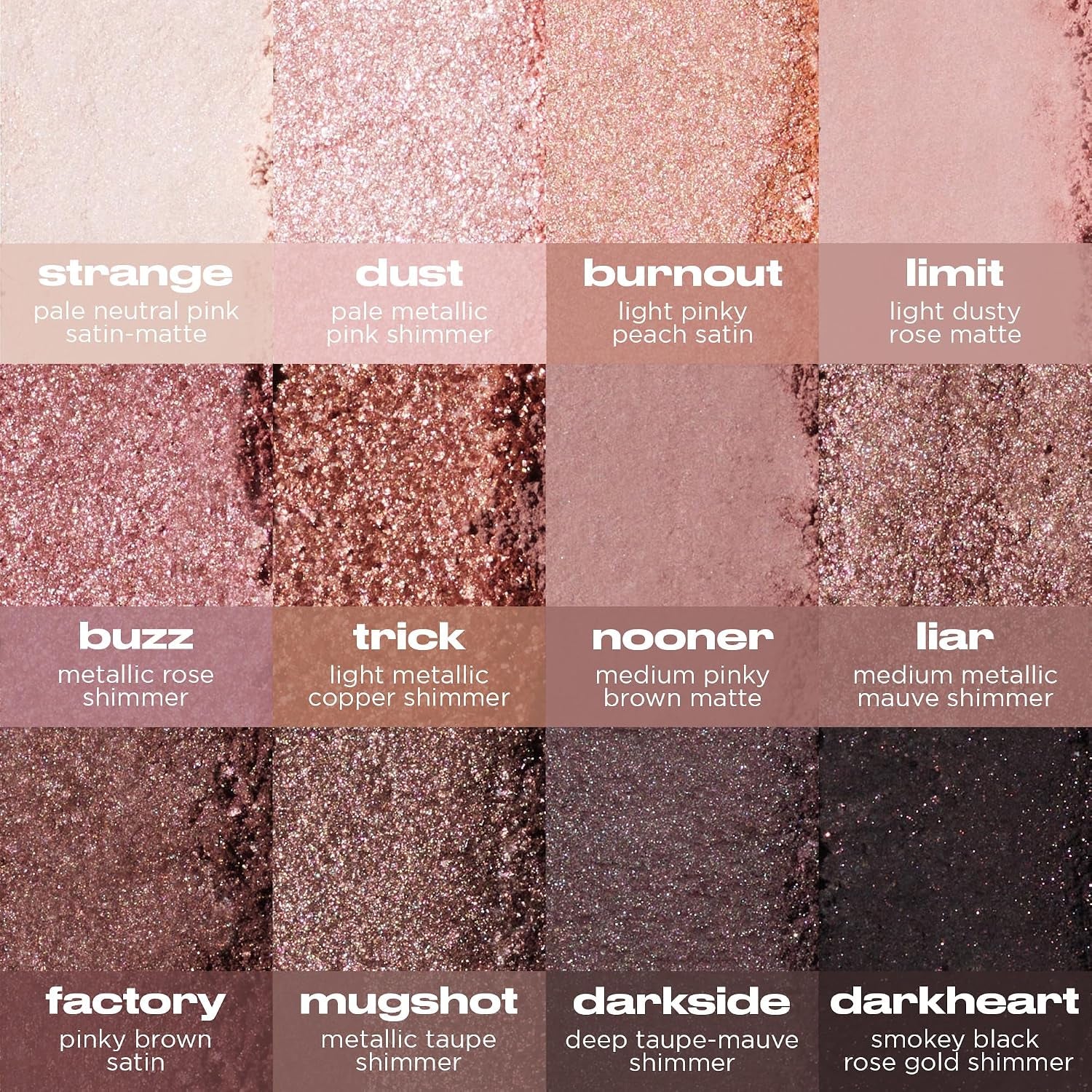 URBAN DECAY Naked 3, Soft Pink Neutral Eyeshadow Palette, Matte, Pearl, Metallic, Shimmer Finish, 12 Mauve Brown & Nude Eye Shadows, Natural Soft Glam Smokey Eye Makeup, Vegan, Cruelty-Free