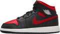 AIR JORDAN 1 MID (GS) "BLACK/VARSITY RED-SUMMIT WHITE"