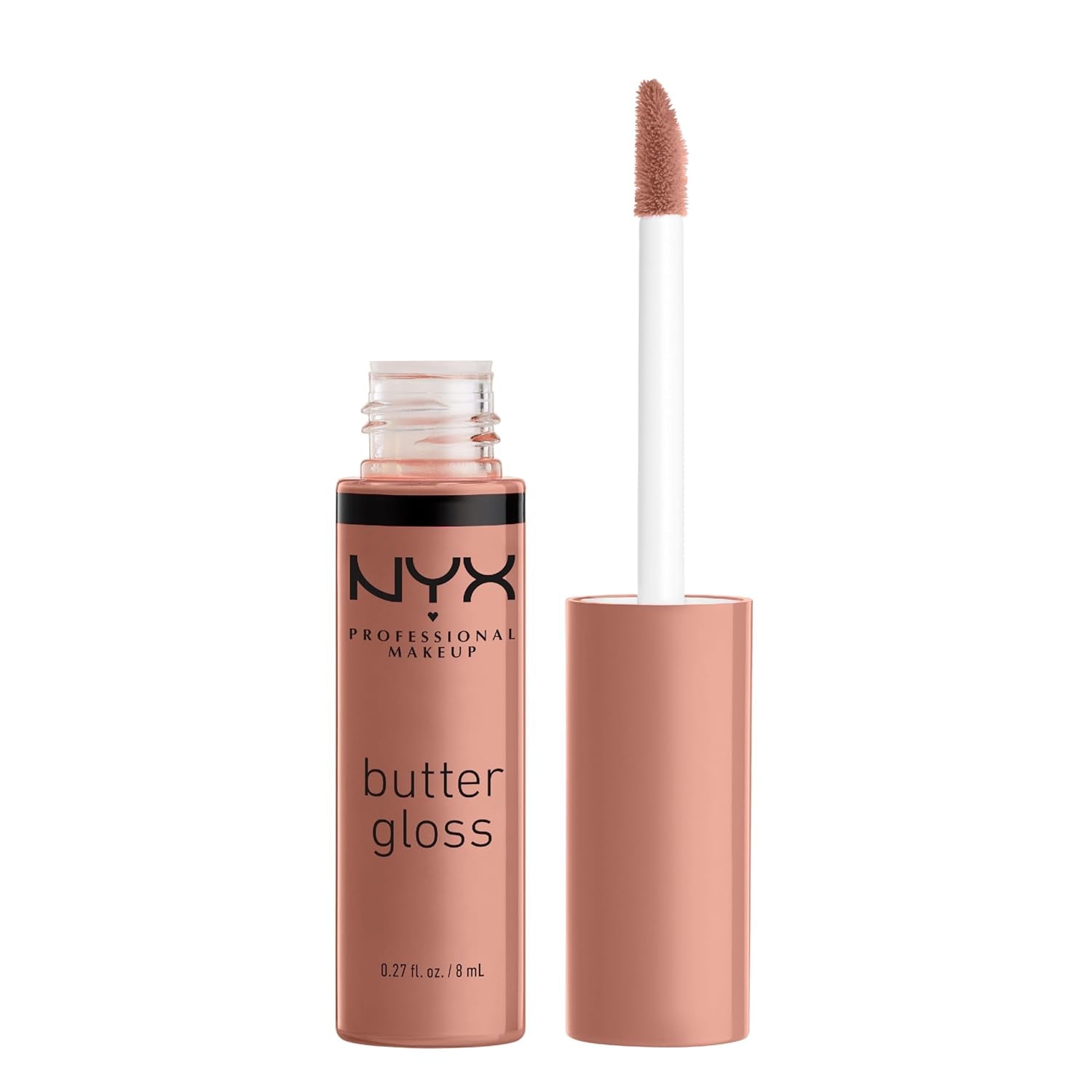 NYX PROFESSIONAL MAKEUP Butter Gloss, Non-Sticky Lip Gloss - Marshmallow (Muted Lilac)
