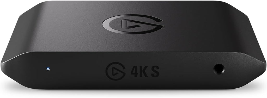 Elgato 4K S Capture Card for PS5, Xbox Series X/S, Switch 2 | 4K60 Capture, 1440P120 or 1080P240 Passthrough, HDR10 Support, Near-Zero Latency, USB-C, Analog Audio Input