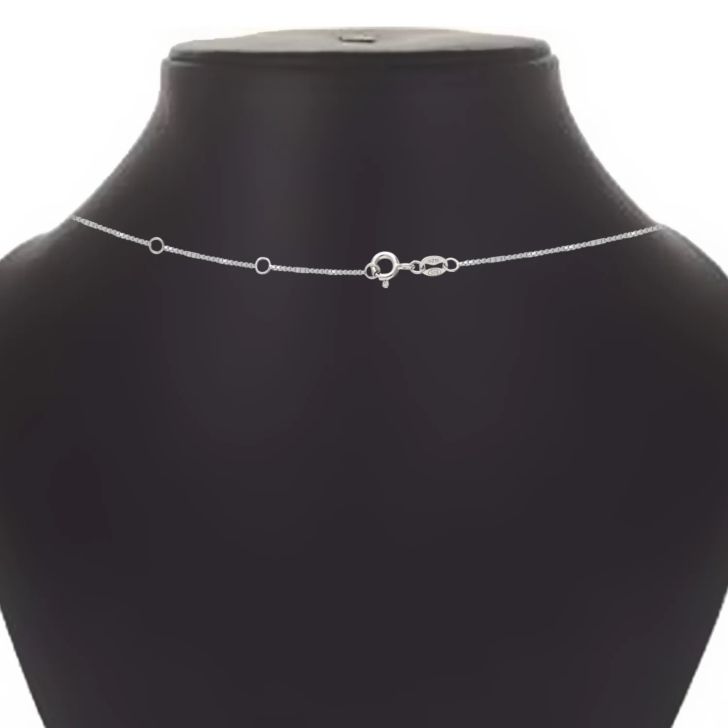 round 1/2 Carat Lab Grown Diamond Solitaire Pendant Necklace in Sterling Silver