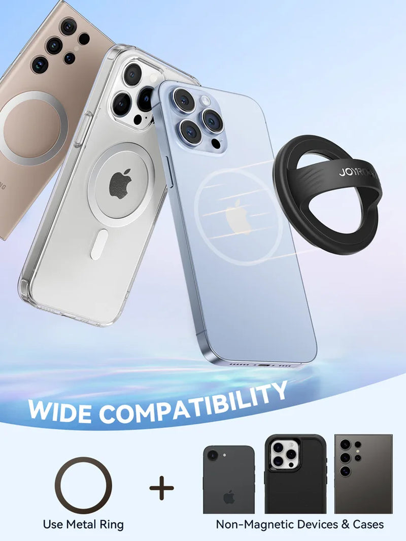 JOYROOM Magnetic Phone Grip Silicone Finger Loop Grip Stylish Twinkle Glitter Phone Grip for Iphone Sumsang Xiaomi LG ZS500