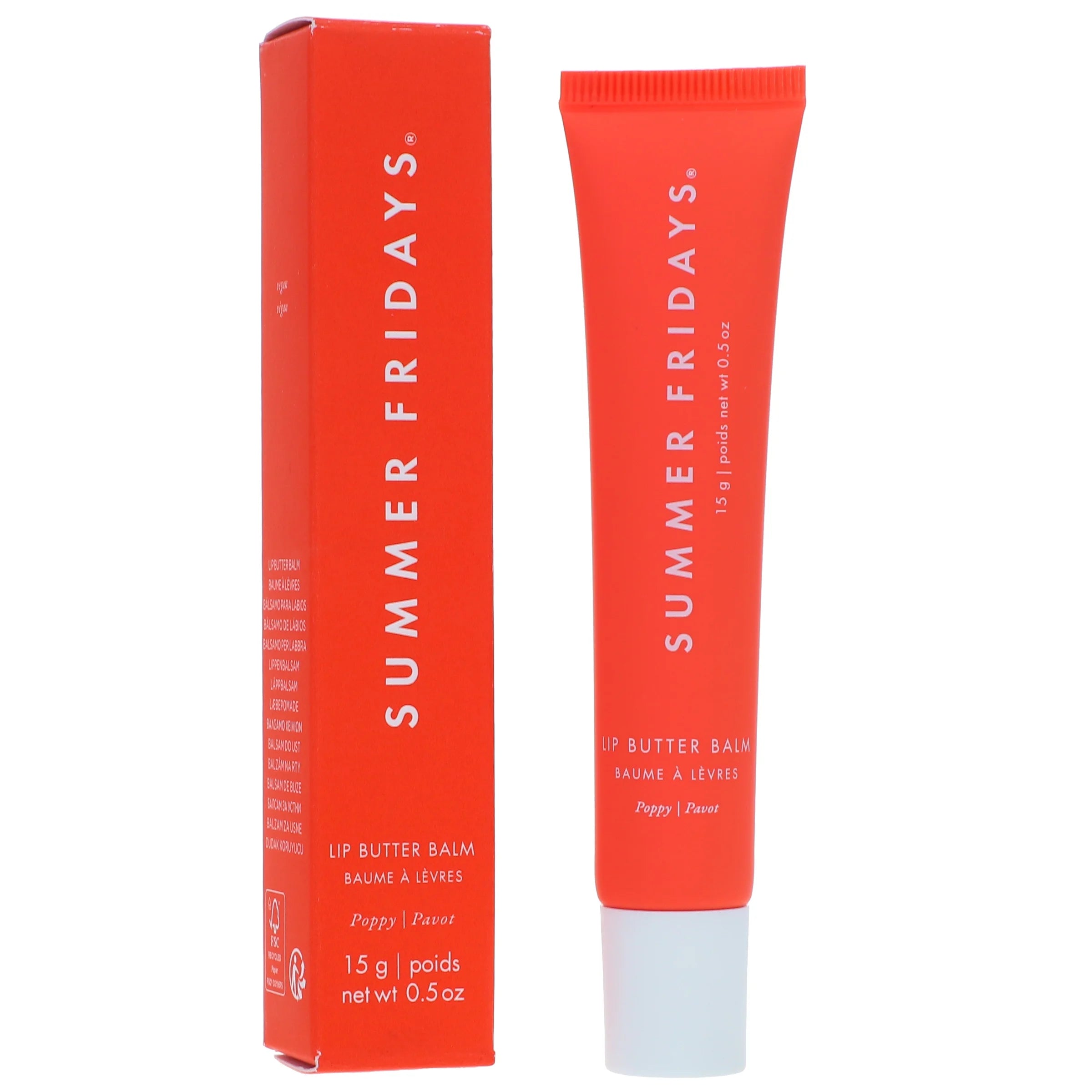 Lip Butter Balm Poppy 0.5 Oz