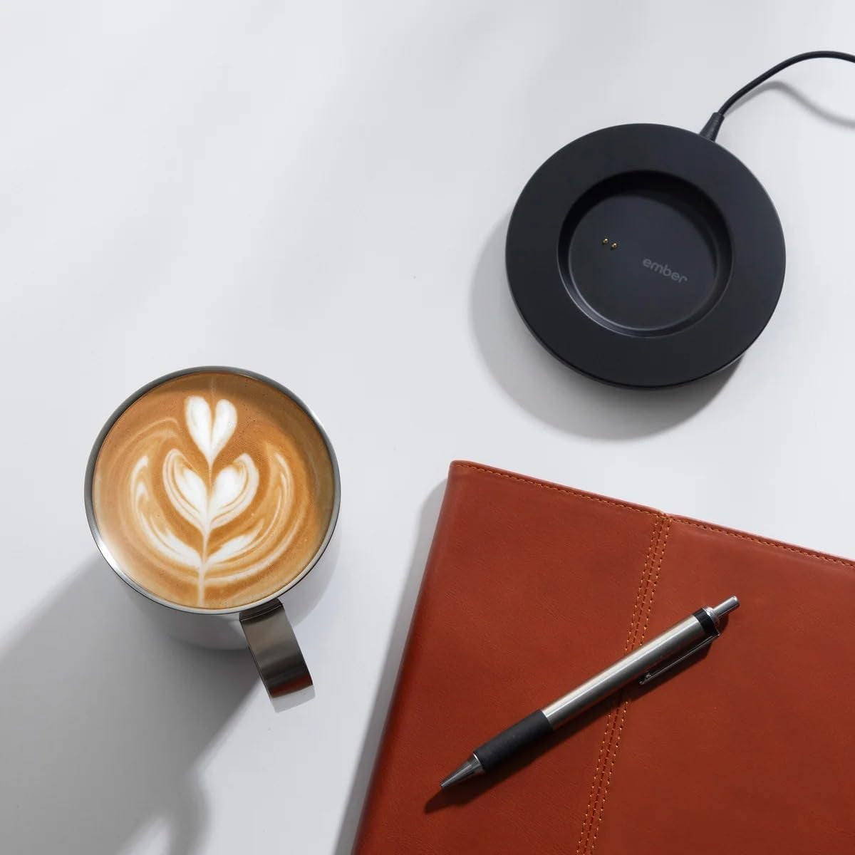Ember Mug 2, 14 Oz, Temperature Control Smart Mug, Stainless Steel
