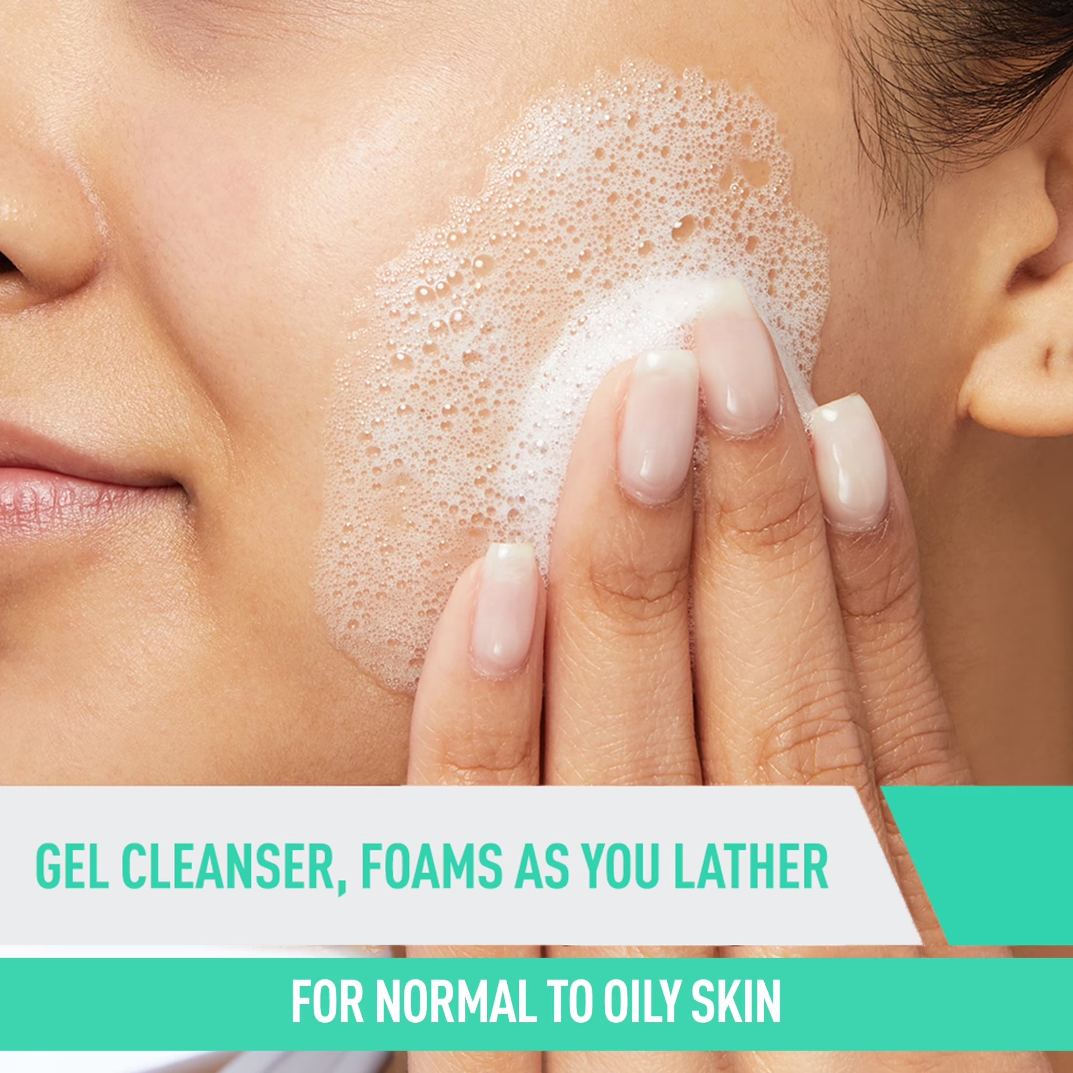 Travel Size Foaming Facial Cleanser for Normal to Oily Skin, 3 Fl Oz