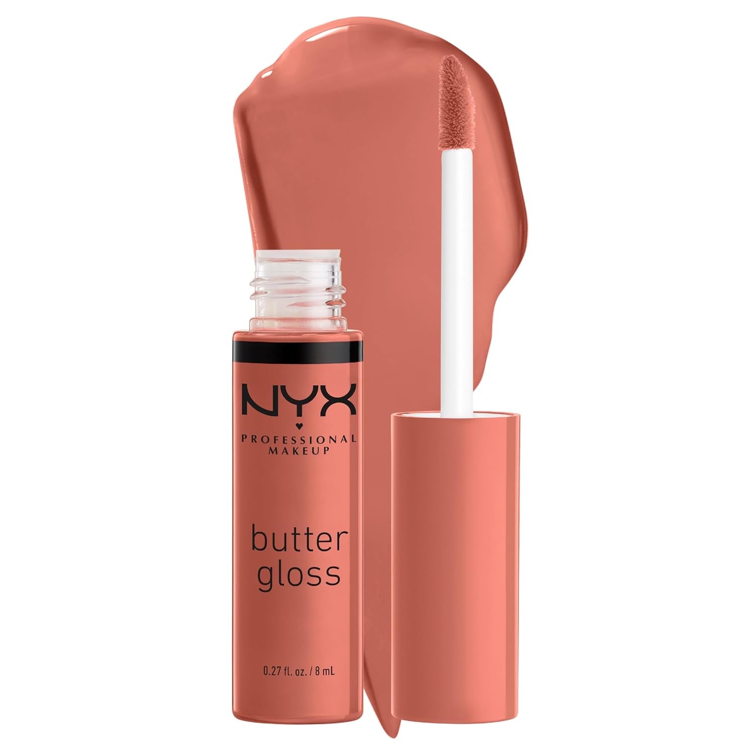NYX PROFESSIONAL MAKEUP Butter Gloss, Non-Sticky Lip Gloss - Marshmallow (Muted Lilac)