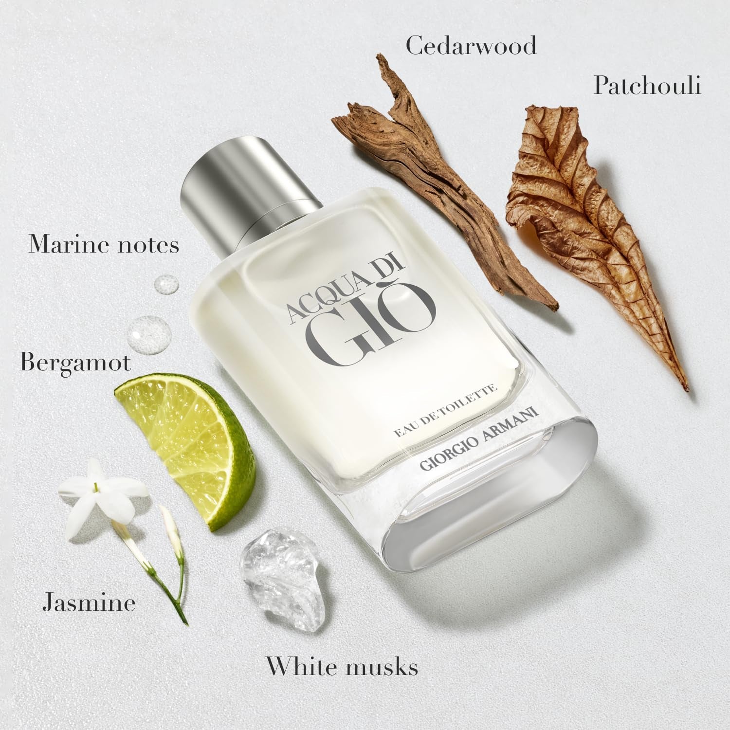 Armani Beauty - Acqua Di Giò - Eau De Toilette - Cologne for Men - Long Lasting Fragrance with Bergamot Notes, Jasmine, White Musks, Patchouli & Cedarwood