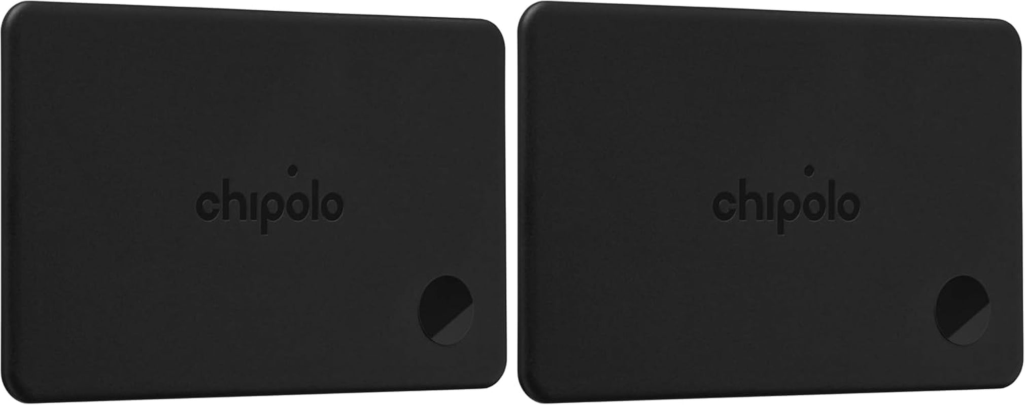 Chipolo Card – Rechargeable Wallet Tracker Card, Bluetooth Tracker, Item Locator, Passport Finder Compatible with Apple Find My or Find Hub with Call Your Phone & Out of Range Alerts (Pack of 2)