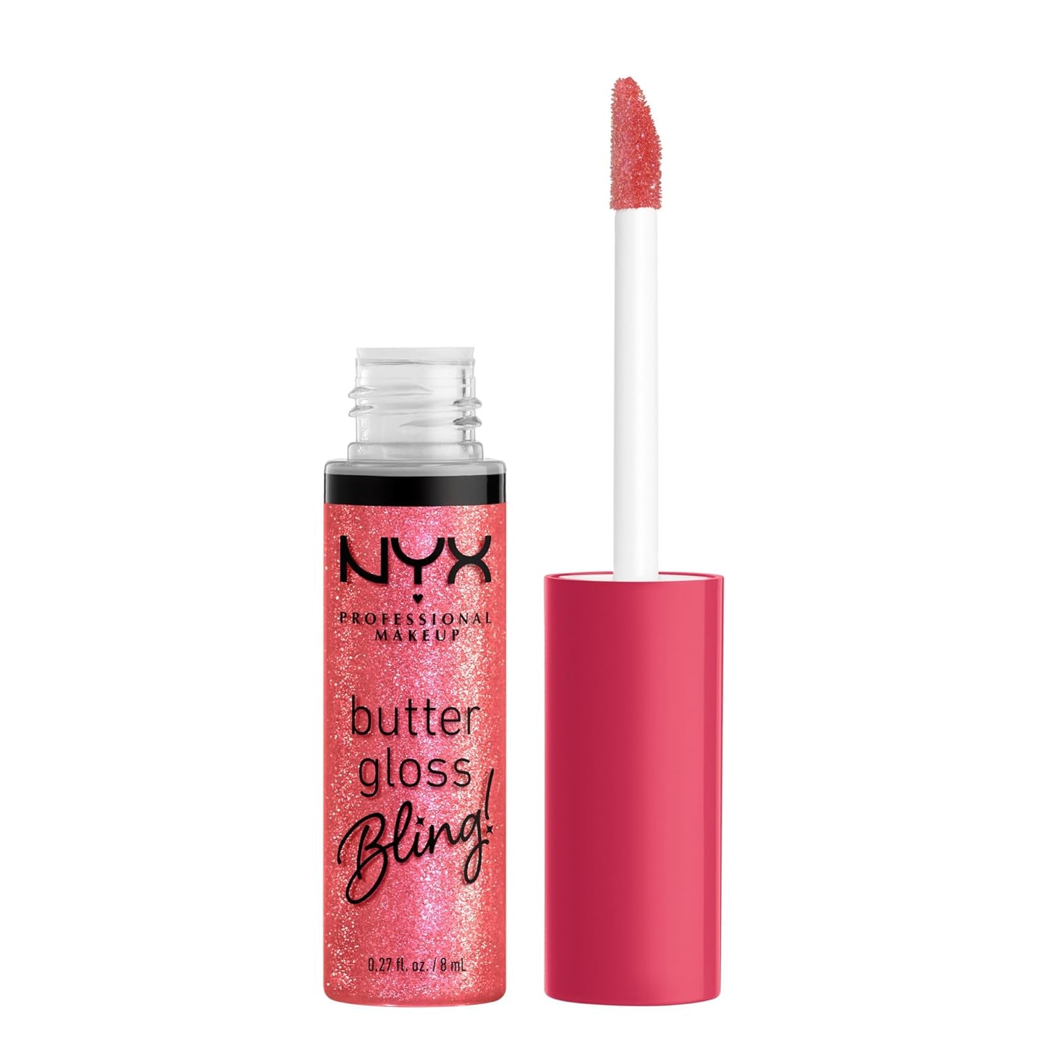 NYX PROFESSIONAL MAKEUP Butter Gloss, Non-Sticky Lip Gloss - Marshmallow (Muted Lilac)