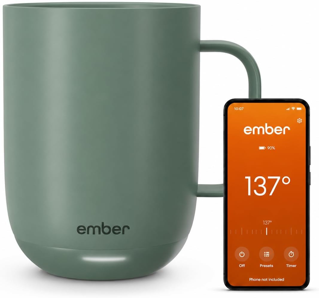 Ember Mug 2, 14 Oz, Temperature Control Smart Mug, Stainless Steel