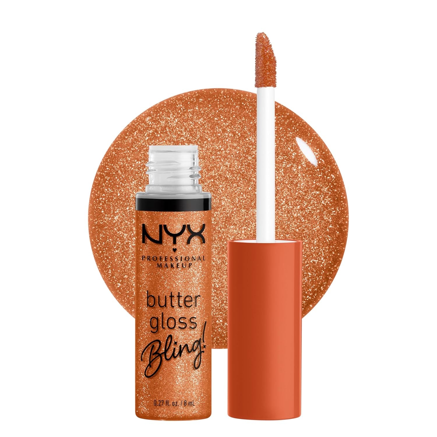 NYX PROFESSIONAL MAKEUP Butter Gloss, Non-Sticky Lip Gloss - Marshmallow (Muted Lilac)