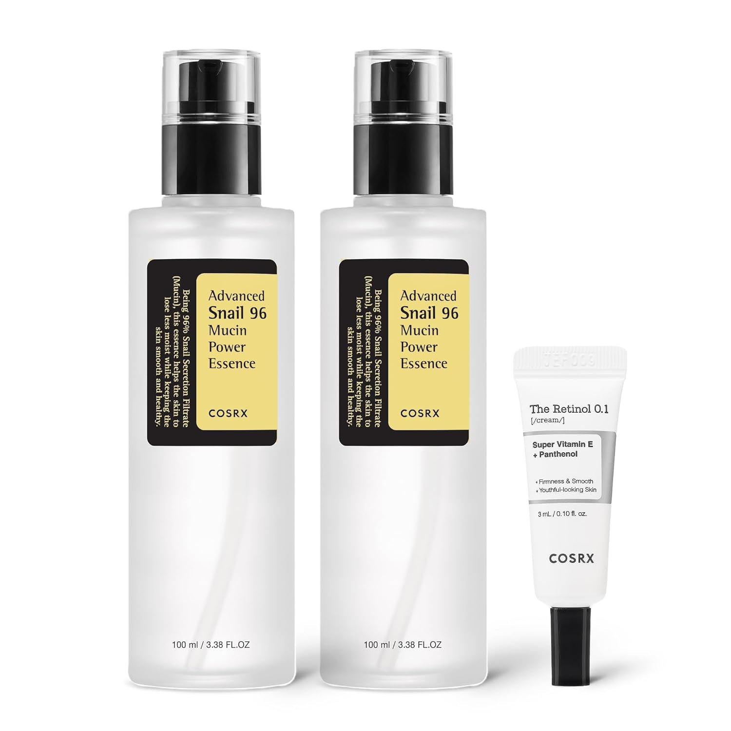 COSRX Snail Mucin 96% Repairing Serum, Hydrating Serum for Face with Snail Secretion Filtrate for Dull Skin & Fine Lines, 100Ml, Korean Skin Care
