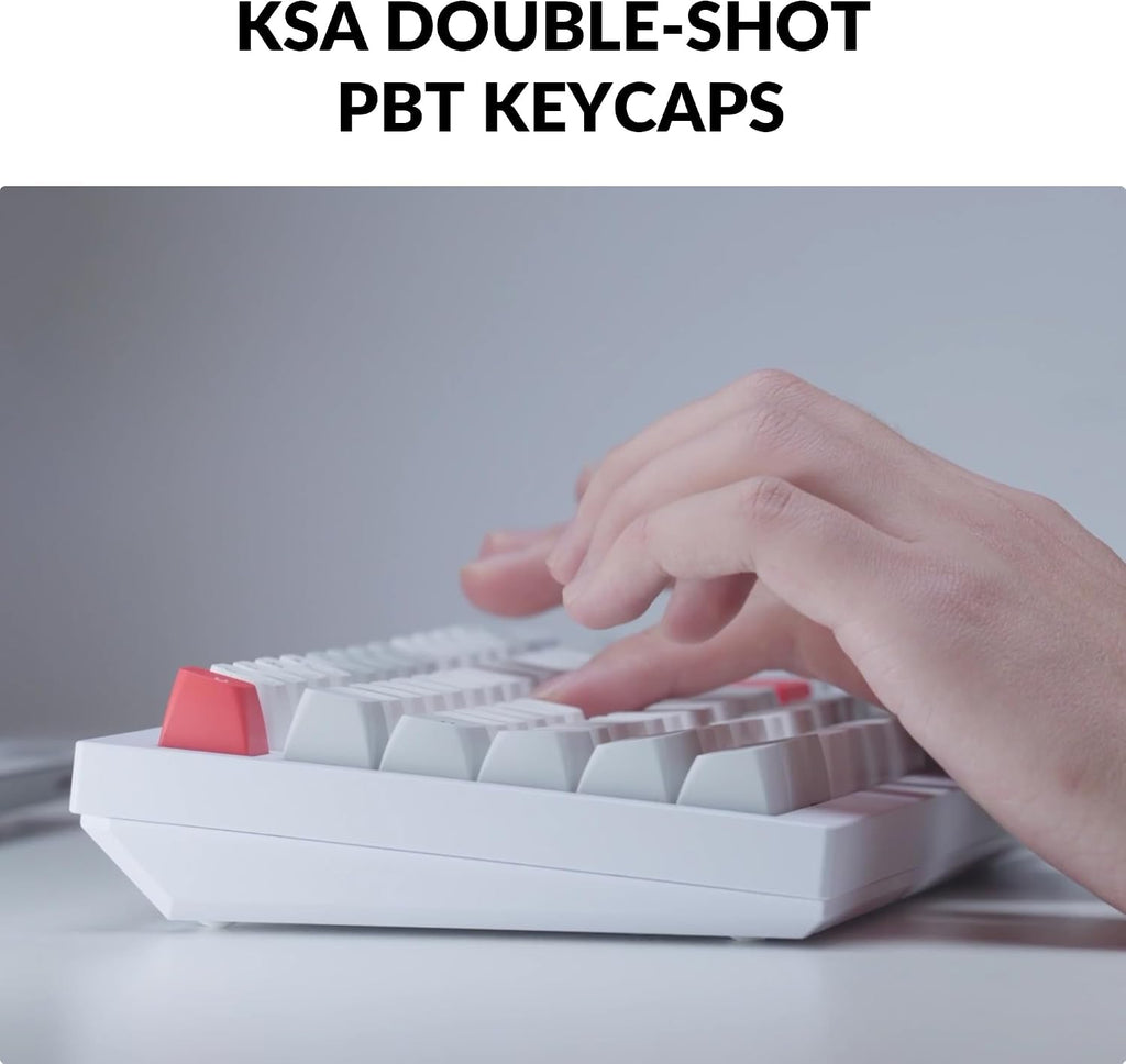 Keychron Q1 Pro Wireless Custom Mechanical Keyboard, QMK/VIA Programmable Full Aluminum 75% Layout Bluetooth/Wired RGB with Hot-Swappable Keychron K Pro Red Switch Compatible with Mac Windows Linux