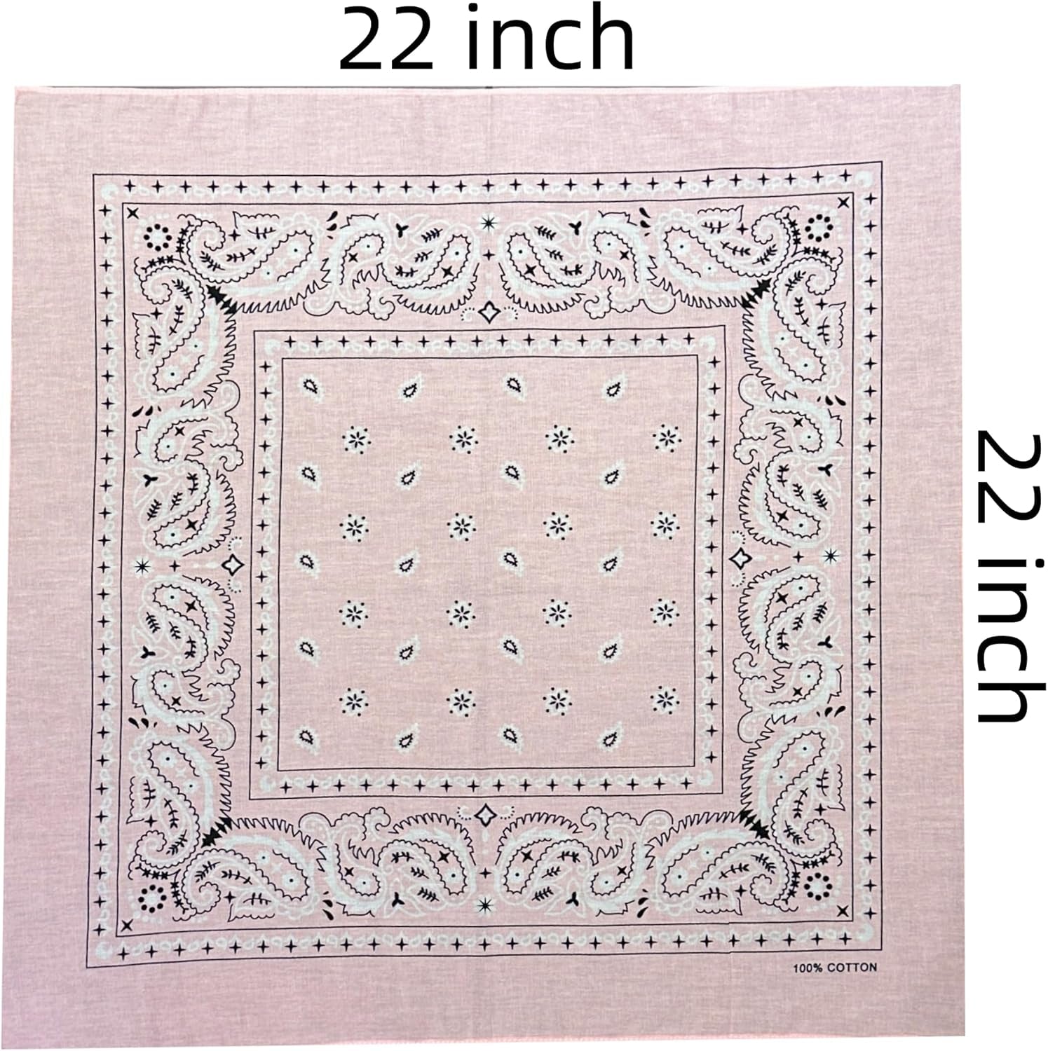 Vamqor Bandana Single Pack & Double Pack Cotton for Men and Women 22 Inch