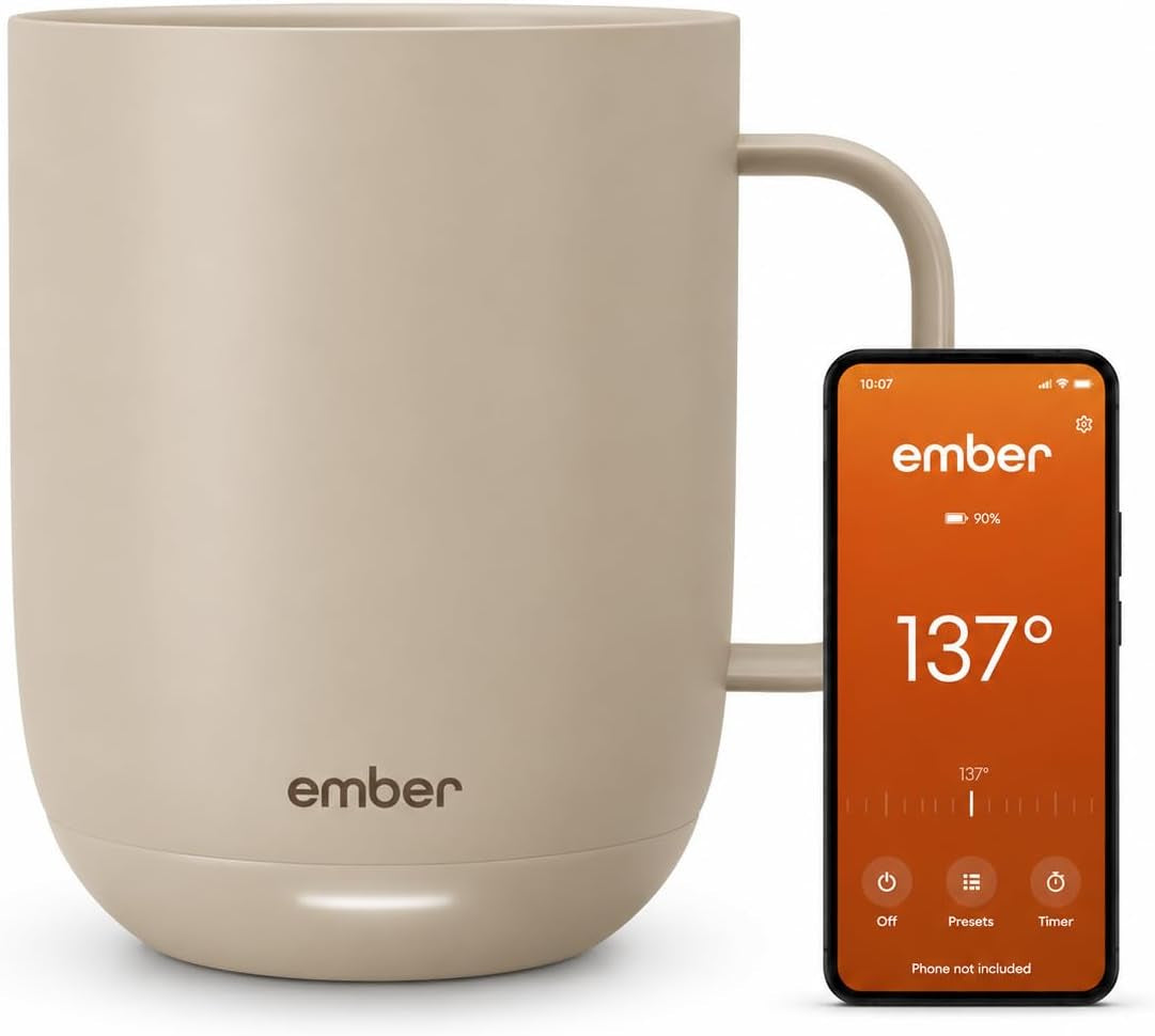 Ember Mug 2, 14 Oz, Temperature Control Smart Mug, Stainless Steel