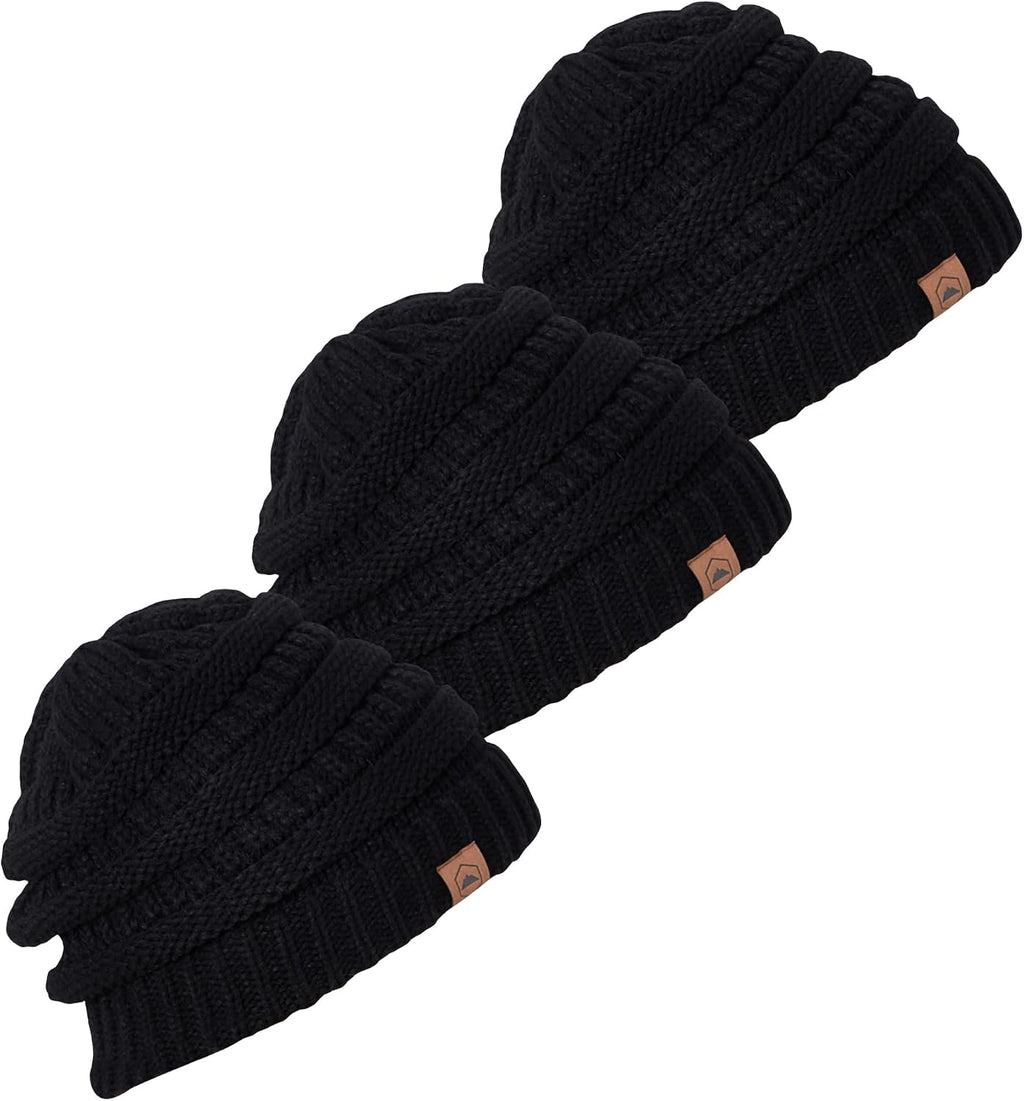 Tough Headwear Slouchy Beanie Hat - Itch-Free Winter Hats for Women - Stretchable Beanies for Women - Acrylic Winter Gear