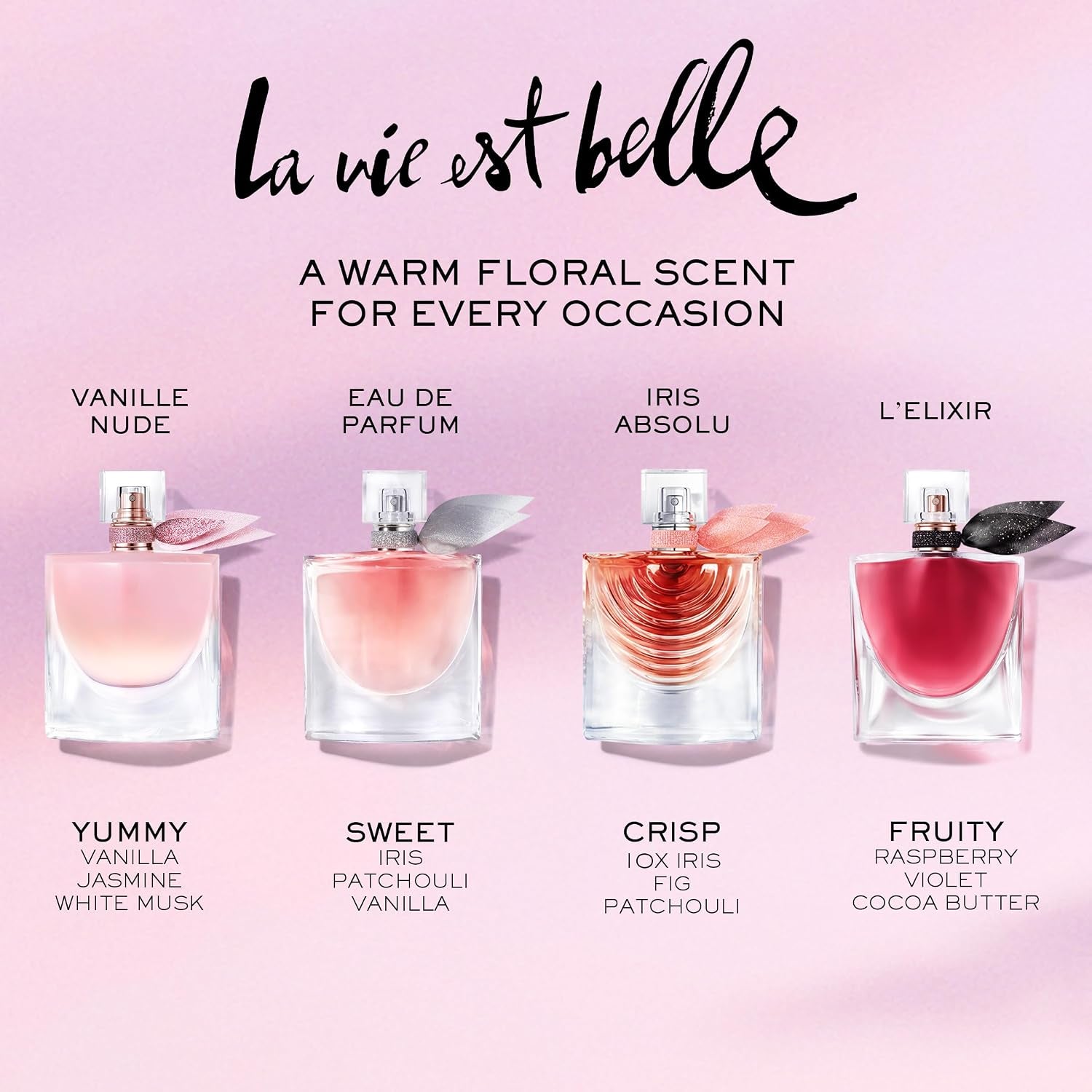 Lancôme La Vie Est Belle La Vie Vanille Nude Eau De Parfum - Long Lasting Fragrance with Notes of Solar Jasmine, Glazed Bourbon Vanilla, White Musk - Floral & Sweet Women'S Perfume