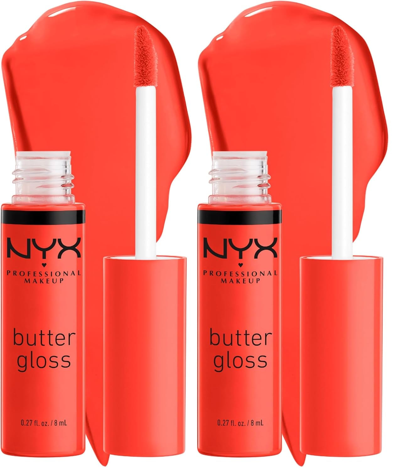 NYX PROFESSIONAL MAKEUP Butter Gloss, Non-Sticky Lip Gloss - Marshmallow (Muted Lilac)