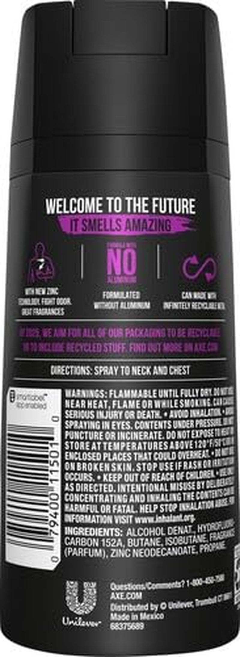 AXE Body Spray - Excite - 4 Oz