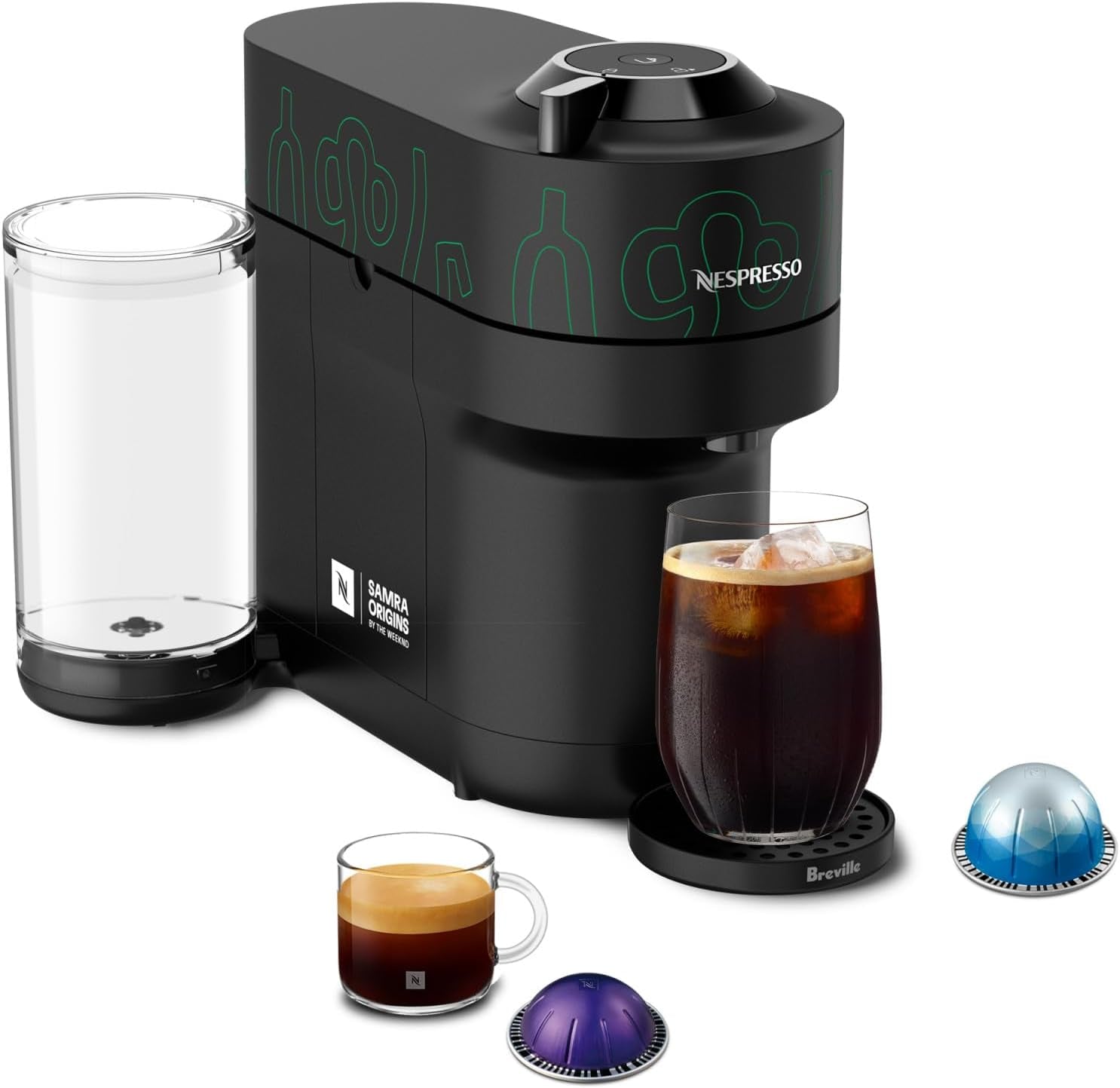 Nespresso Vertuo Pop+ Coffee and Espresso Maker by Breville, Lilac