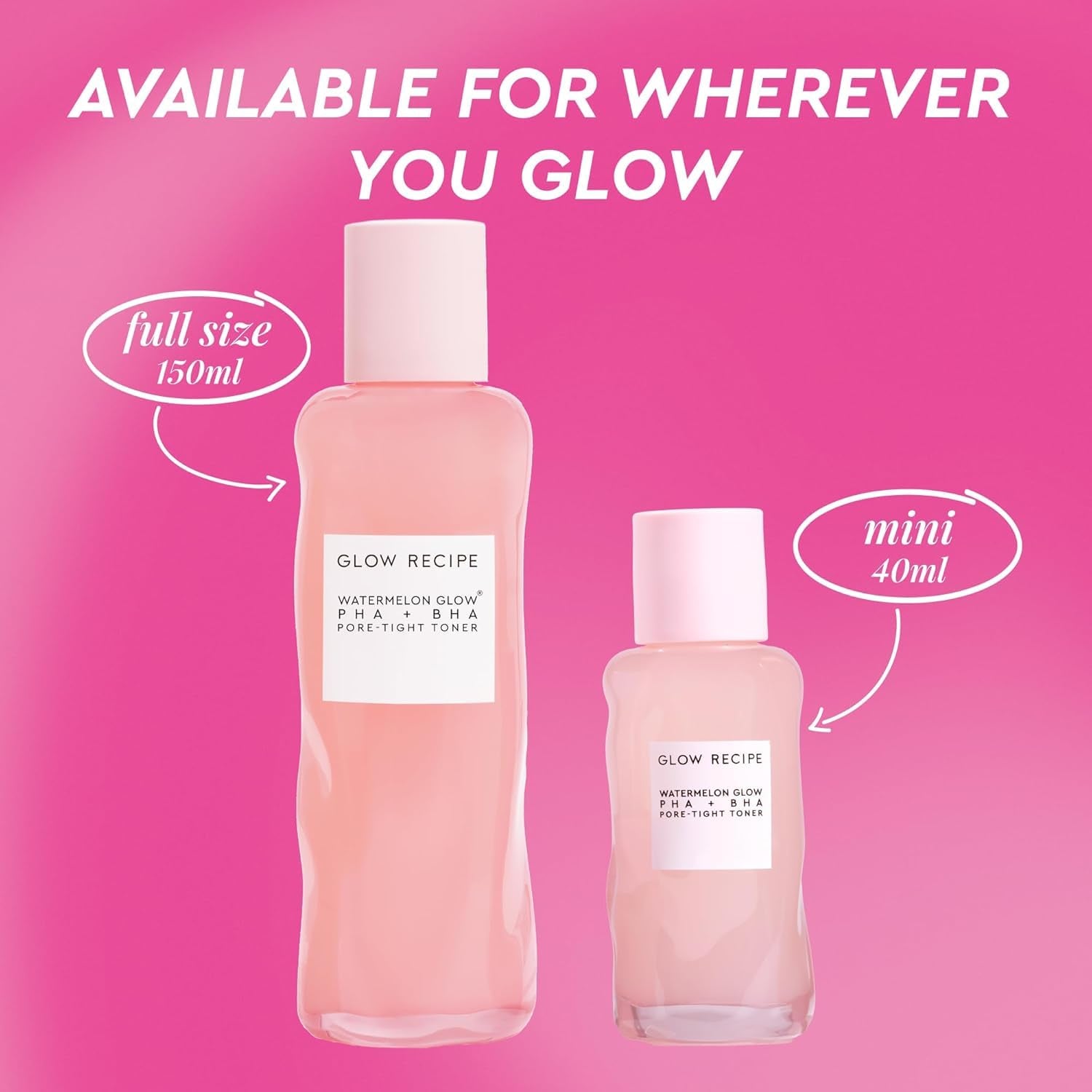 Glow Recipe Limited Edition Pride PHA + BHA Face Toner - Skin Care Toner, Pore Minimizer & Gentle Face Exfoliant - Soothing, Tightening & Hydrating Toner with Hyaluronic Acid & Watermelon (150Ml)